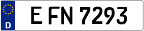 Truck License Plate